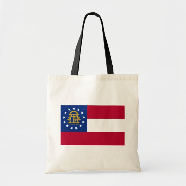 Georgia Flag Mini Tote Bag Tragetasche (Vorne)