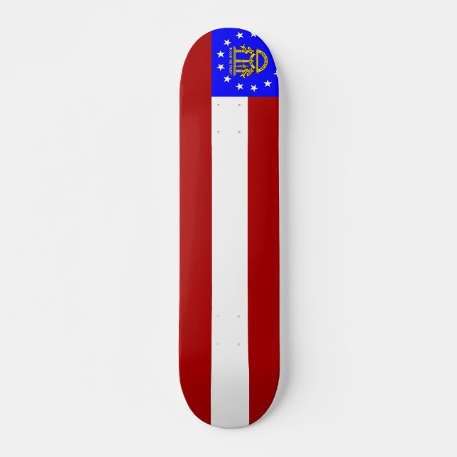 Georgia flag skateboard (Vorne)