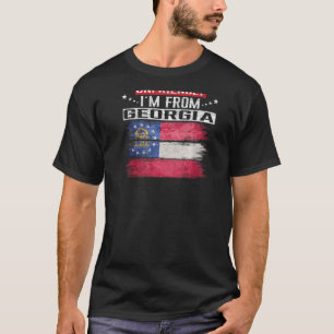 Georgia-Flagge Ich bin nicht unfreundlich Ich bin  T-Shirt