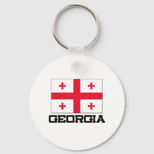 Georgia-Flagge Schlüsselanhänger