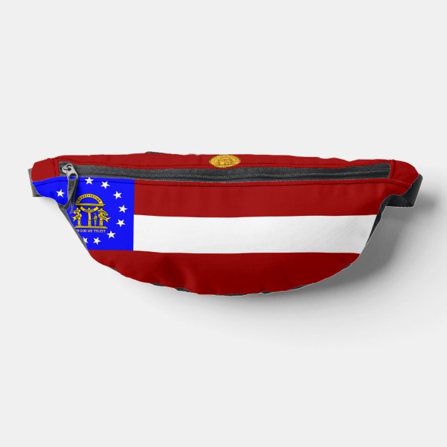 Georgia-Flagge-Siegel Bauchtasche (Ablage )