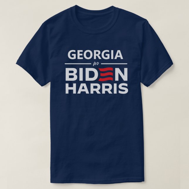 Georgia für Biden Harris T-Shirt (Design vorne)