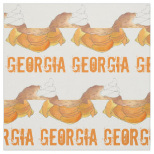 Georgia GA Fruit Peach Cobbler Southern Dessert Stoff