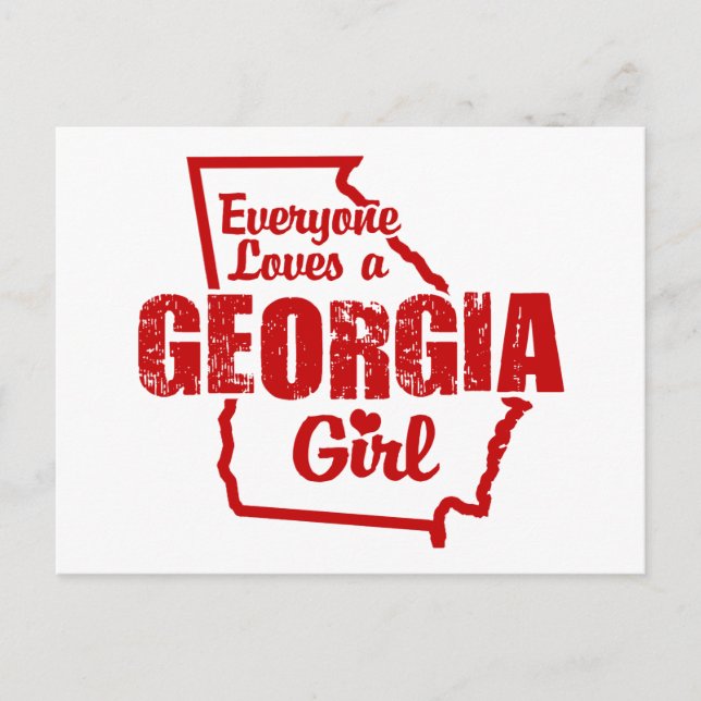 Georgia Girl Postkarte (Vorderseite)