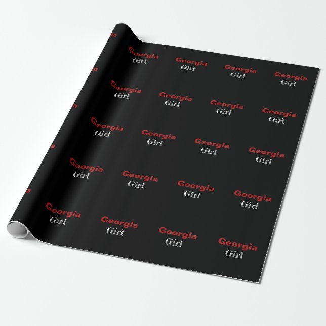 Georgia Girl Wrapping Paper Geschenkpapier (Ungerollt)