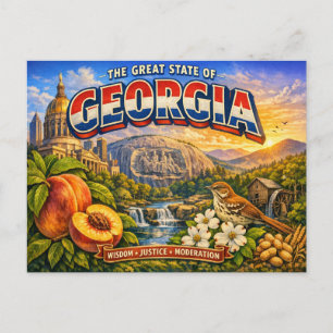 Georgia Greetings Postkarte