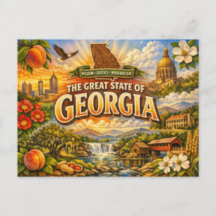 Georgia Greetings Postkarte