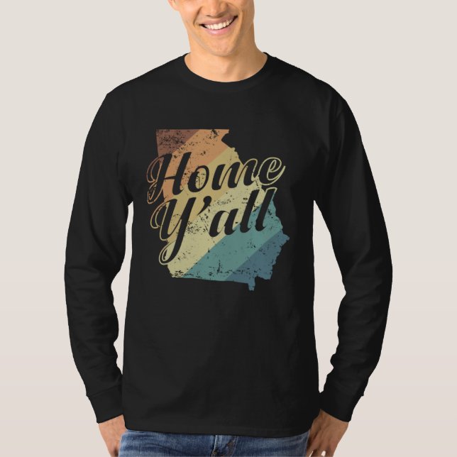 Georgia Home Y all USA America T-Shirt (Vorderseite)