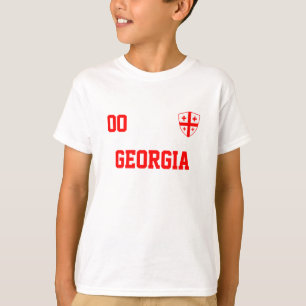 Georgia Individuelle Name and Number Football Jers T-Shirt