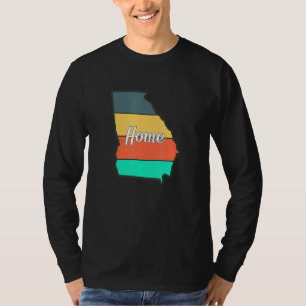 Georgia ist mein Zuhause-Staatsstolz T-Shirt