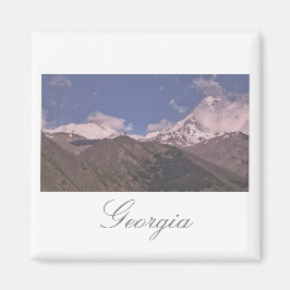 Georgia Kazbegi Architecture Nature Magnet