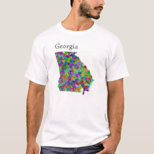 Georgia Landkreise und ihre Straßen T-Shirt