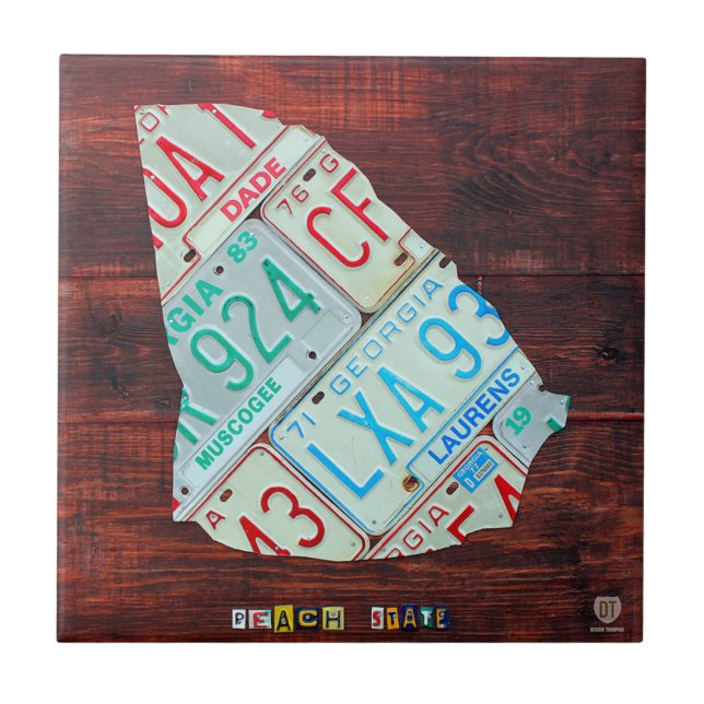 Georgia-Lizenz-Platten-Karten-Keramik-Fliese Fliese (Vorderseite)