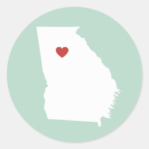 Georgia Love - Autocollant personnalisable