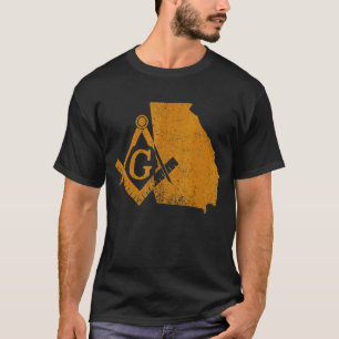 Georgia Masons Grand Lodge F&am Glofga Father's Da T-Shirt