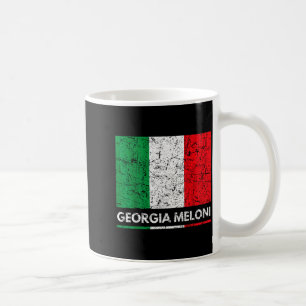 Georgia Meloni italienische Heldin Italienflagge  Kaffeetasse