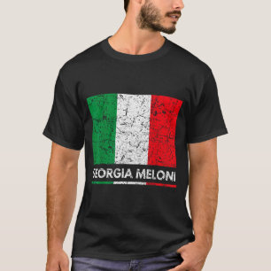 Georgia Meloni italienische Heldin Italienflagge T-Shirt