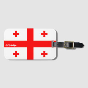 Georgia National Flag Patriotic Gepäckanhänger