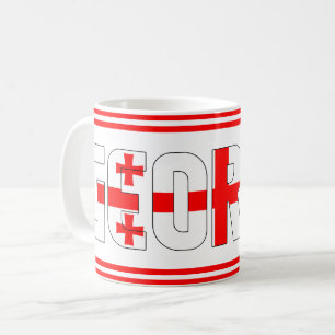 Georgia National Flag Patriotic Kaffeetasse