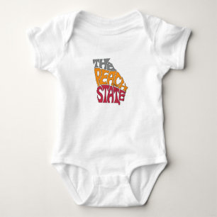 Georgia Nickname Word Art Baby Strampler