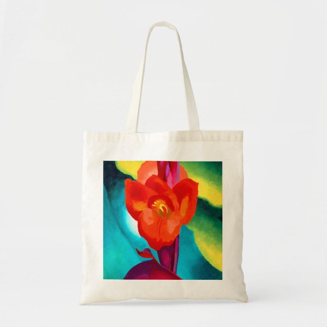 Georgia O Keeffe Red Canna Tragetasche (Vorne)