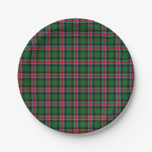 Georgia offiziell Staat tartan Pappteller
