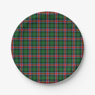 Georgia offiziell Staat tartan Pappteller