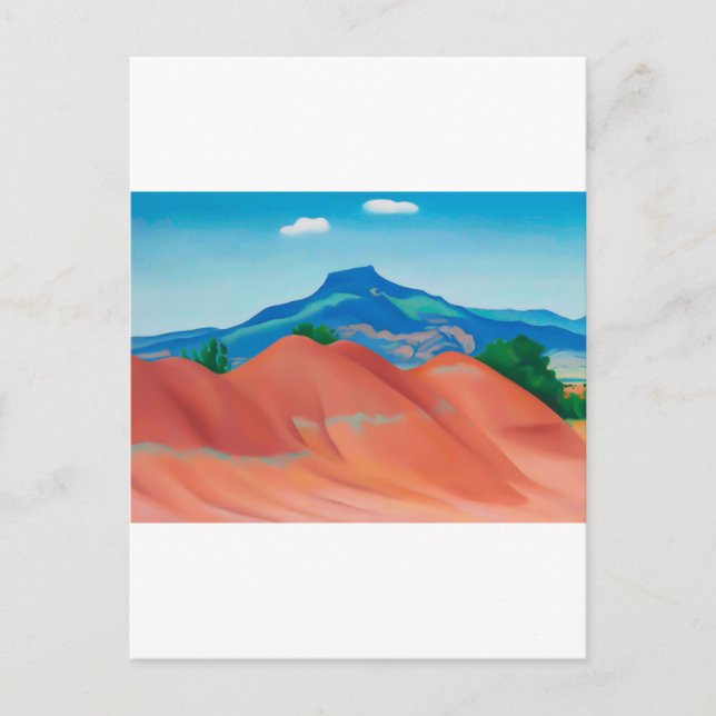 Georgia o'keeffe art postkarte (Vorderseite)