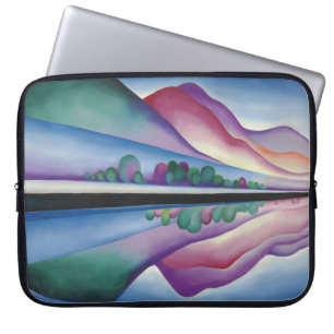 Georgia_O'Keeffe - Lake George Reflection Laptopschutzhülle