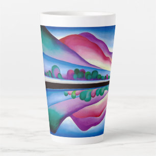 Georgia O'Keeffe, Lake George Spiegelung (1921) Milchtasse