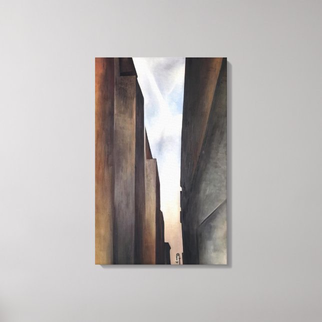 Georgia O'Keeffe - Street of New York II Leinwanddruck (Vorderseite)