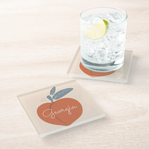 Georgia Peach Glasuntersetzer