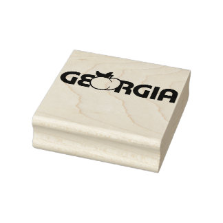 Georgia Peach Gummistempel