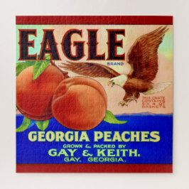 Georgia Peach Label 20x20
