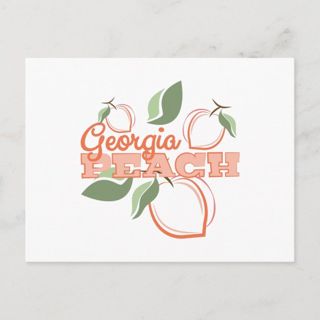 Georgia Peach Postkarte (Vorderseite)