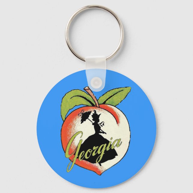 Georgia Peach Schlüsselanhänger (Vorderseite)
