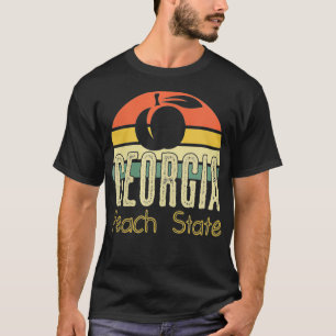Georgia Peach Staat Paches USA Amerika Uni T-Shirt