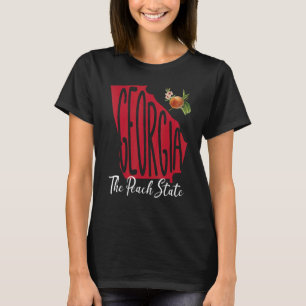Georgia Peach Staat South Pride Zuhause Livi T-Shirt