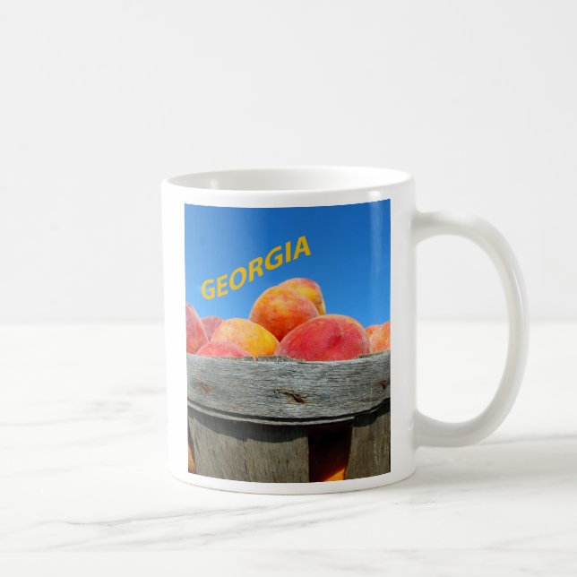 Georgia-Pfirsich-Tasse Kaffeetasse (Rechts)