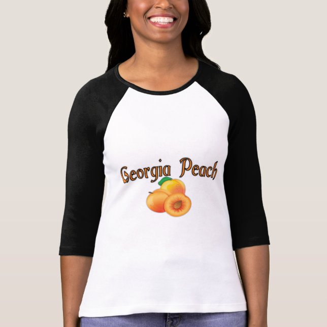Georgia-Pfirsiche T-Shirt (Vorderseite)