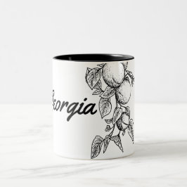 Georgia-Pfirsiche Zweifarbige Tasse