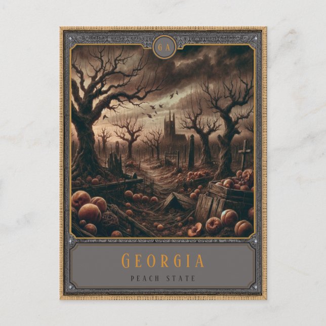Georgia | Postkarte Gothic Art (Vorderseite)