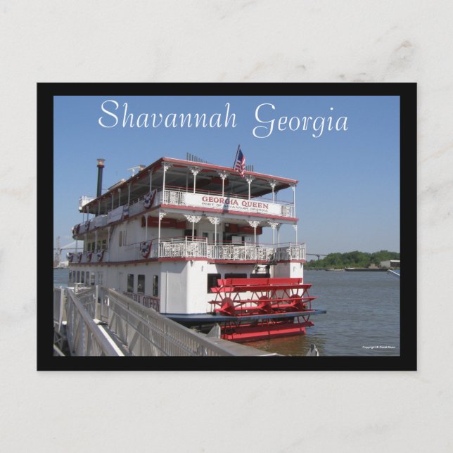 Georgia Queen Postkarte (Vorderseite)