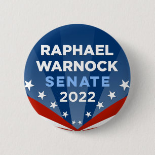 Georgia Raphael Warnock für Senat 2022 Button
