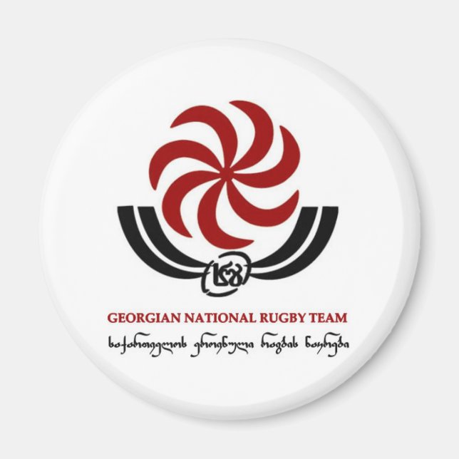 Georgia rugby Magnet (Vorne)
