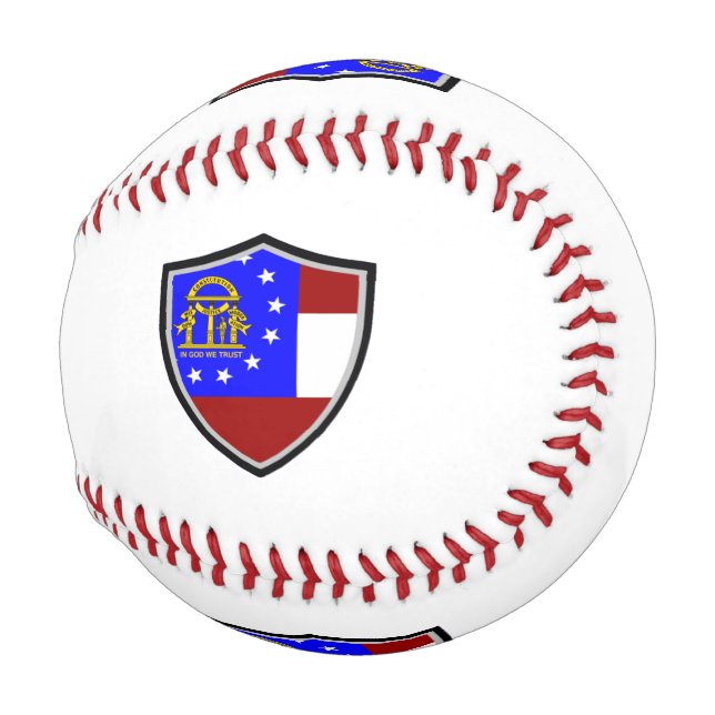 Georgia Schild-Baseball Baseball (Vorne Rechts)