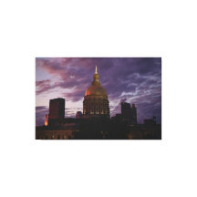 Georgia Staat Hauptstadt bei Sunset - Canvas Print