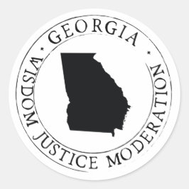 Georgia Staat Sticker Umschlag Aufkleber