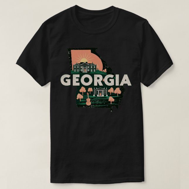 Georgia Staat TShirt (Design vorne)