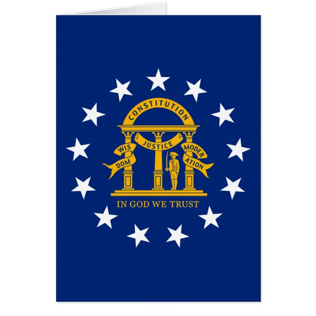 Georgia-Staats-Flagge (Vorne)